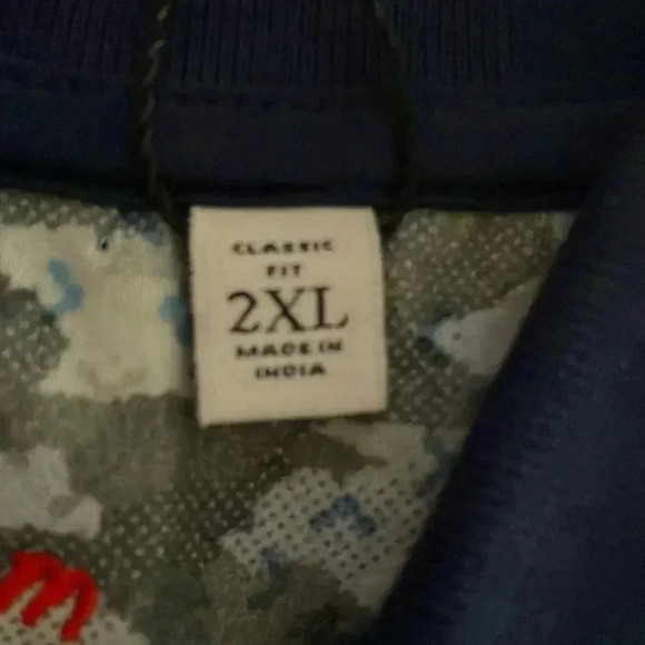 Robert Graham navy classic fit  polo shirt sz 2XL - Picture 3 of 7